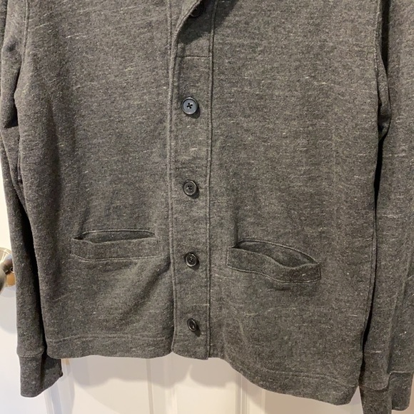 Gap Gray Marl Old Man Cardigan - Picture 3 of 10